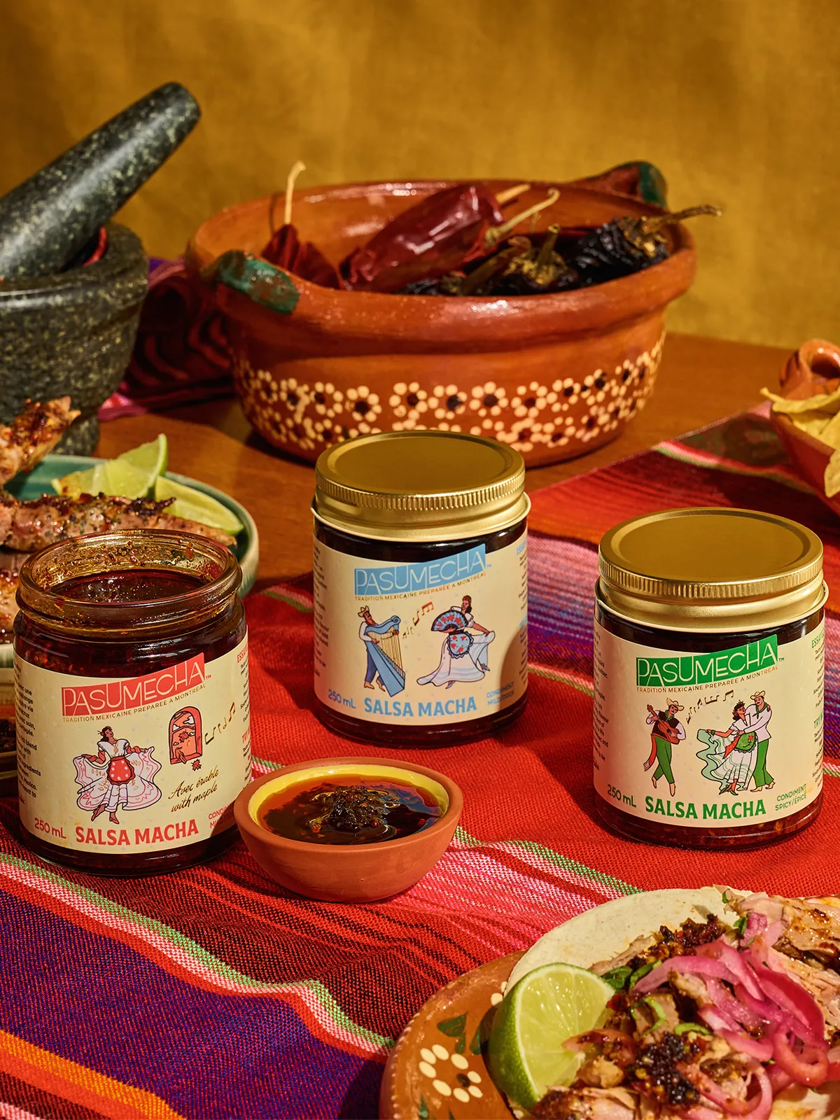 Pasumecha Montreal Mexican Salsa Macha Pasumecha Montreal Mexican Salsa Macha