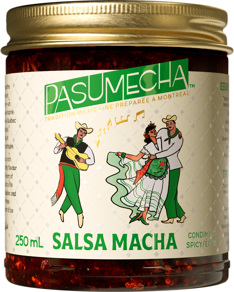 Pasumecha_Montreal_Salsa_Macha_Epicee Pasumecha Montreal Mexican Salsa Macha Épicée