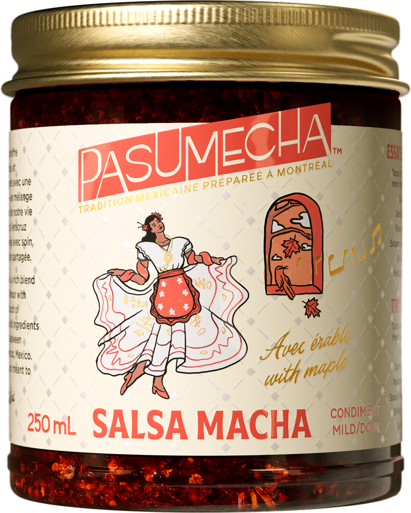 Pasumecha_Montreal_Salsa_Macha_Erable Pasumecha Montreal Mexican Salsa Macha Érable